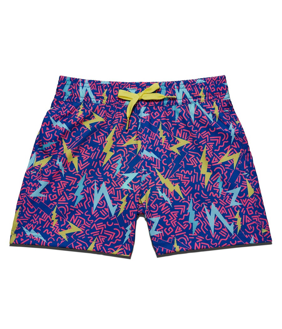 Boy's Grease Lightning Stretch Swim Trunks