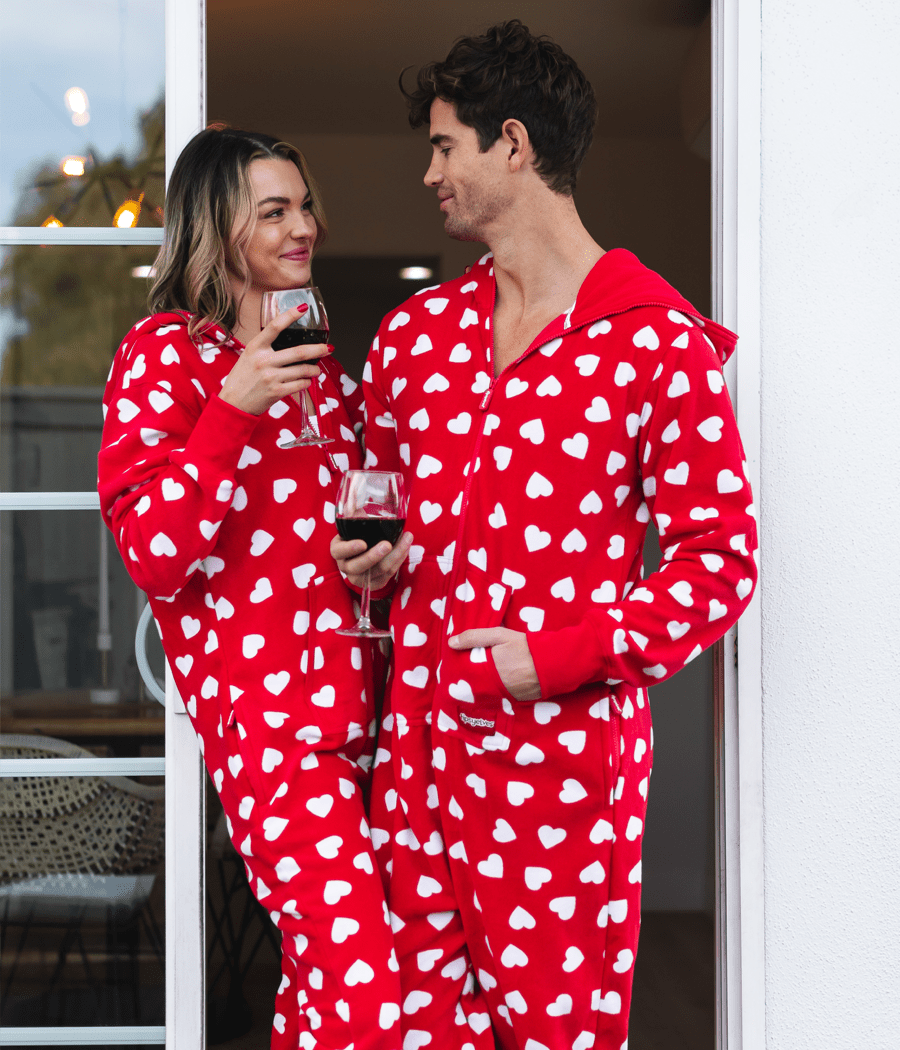 Women's Beating Hearts Jumpsuit Image 2